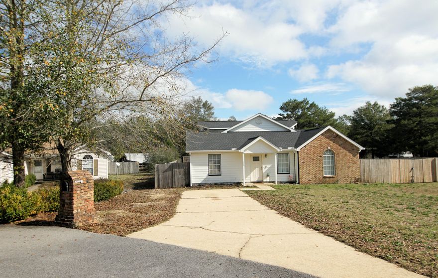 Gorgeous home with newer 30 year dimensional shingled roof (2019), 2342 heated square feet, 3 bedrooms and 3 full bathrooms! There is a bonus room that could be a home office, hobby room, or add  a closet and make this a 4th bedroom. The heating and air units were replaced in 2021! There is a large oversized pole barn on .47 acre lot! Plenty of room for RV parking, pool, trailers, and boats! Enter into this brick and vinyl home into a large open foyer with an extra sitting area! This area is perfect for an additional family room and reading area. The kitchen overlooks the dining and living rooms and also has views of the fenced in back yard! The kitchen has a sided by side stainless refrigerator and black and stainless stove/oven and dishwasher.