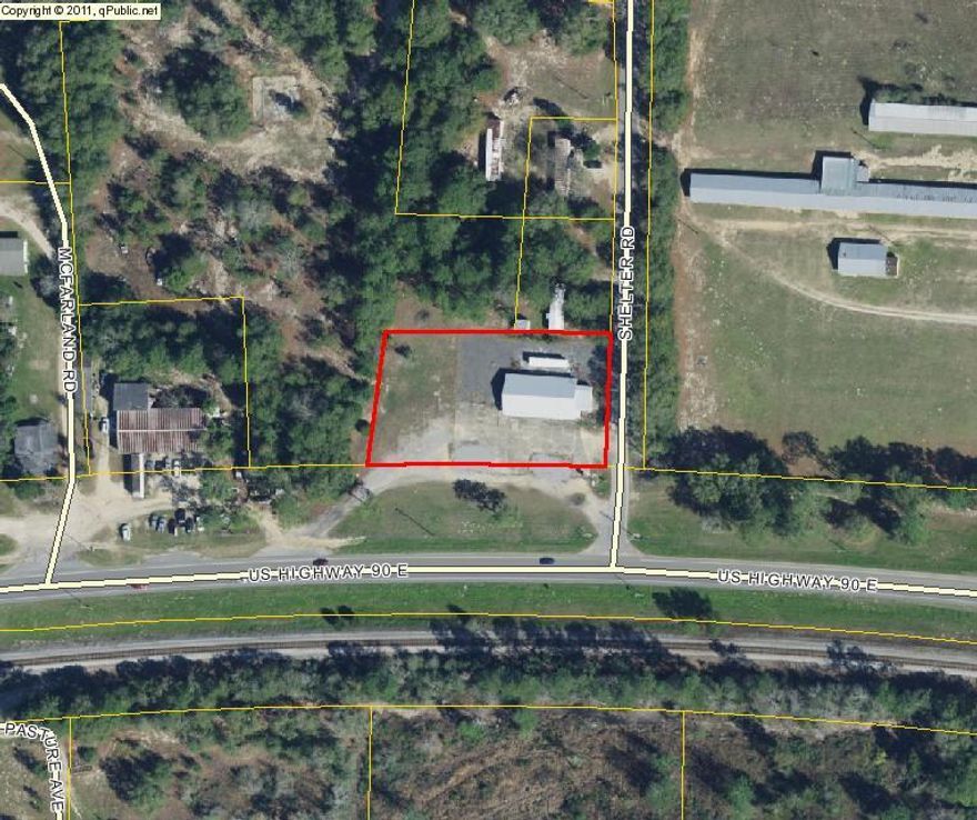 Building has received a total face lift. New metal roof, new paint and structural improvements. Has almost 4000 sqr ft total usable space including separate new building. Perfect for convenience store, church or business. Hwy 90 is being 4 laned from Crestview to Defuniak springs in the next 2 years. Be right on HWY 90 east. Modular building is made of steel. It is fully furnished with a new Mitsubishi A.C. unit, working lights plumbing ventilation and electrical. Modular building is fully portable. The property has been paved on the side and the back to provide ample parking and work space. Quick access to down town DFS and Interstate 10. very large lot.