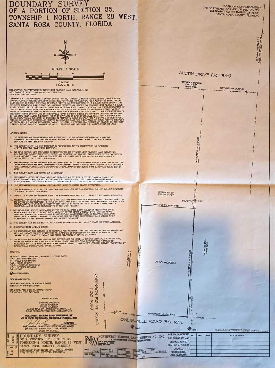 No Recorded Subdivision - Land