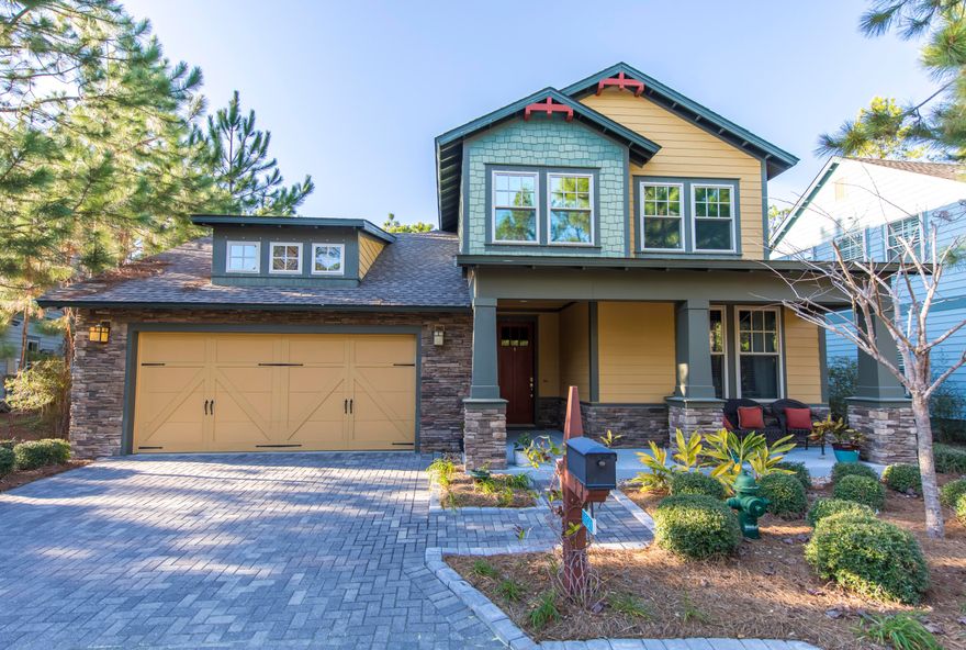 Now available for purchase in the coveted gated community of Wild Heron, home to Shark's Tooth Golf Course. This impeccably cared for craftsman style home includes 2,962 square feet of thoughtfully designed space including a 3 car garage. Interior features include 4 bedrooms, 3.5 bathrooms and an additional office/playroom. The first floor offers a master suite, an open kitchen/living and breakfast area, formal dining room, laundry room and an office/ playroom. The guest suite and 2 additional bedrooms are on the second floor with a large flex space for a second living room or playroom. Enjoy private outdoor living from the large, covered outdoor living area, natural gas fire pit, natural gas grill and views across the nature preserve to Shark's Tooth's 9th green.