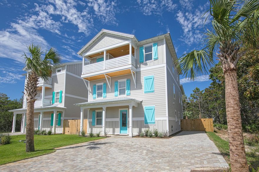 EARN EST $46,594 NET INCOME & 16-28% EST RETURN ON CASH ON THIS BRAND NEW, GORGEOUS, MONEY MAKING VACATION RENTAL! No HOA fees, plenty of parking, heated, salt water pool, spa, outdoor kitchen & fire pit, deeded beach access & 16-28% ESTIMATED RETURN ON CASH , enjoy the beach house you've always dreamed of while generating strong rental figures to offset some or all of your costs! Superior construction by Shiloh builders, this amazing home which sleeps 28+ w/ 7 LARGE BRs, 7 1/2 baths, 3 living areas including huge game & bunk rm, large dining area, 360 SF cov porches, outdoor kitchen & liv area & large, private, fenced pool area, offers everything vacation renters want! Gated, Deeded beach access,