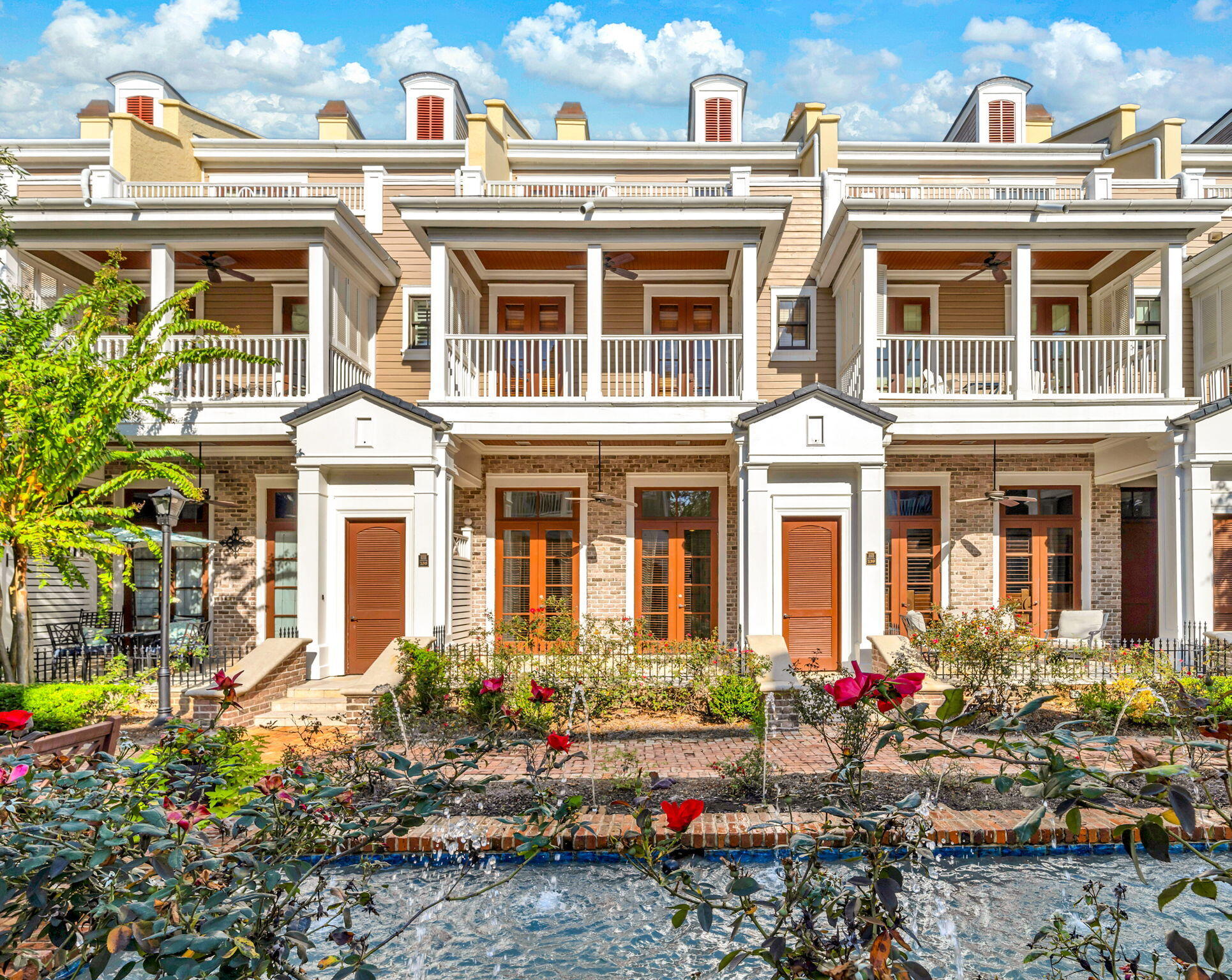 Welcome to Le Jardin, where upon entering the peaceful garden courtyard, you will find a private, gated community with landscaped flower beds, shaded seating, flowing fountains and sophisticated three-story townhomes along the serene brick pathways, all in the heart of Village of Baytowne Wharf. Symmetrical facades and wrought iron railings give a nod to French provincial architecture along with Mansard-style roof lines and dormer windows. French Quarter inspiration exudes through classic features such as inviting courtyards, elegant balconies, columns, and French doors with tall windows providing for ample, natural light. This townhome isn't just a place to live -- it's a lifestyle. Whether you're enjoying coffee on your private balcony, entertaining in the open-concept living area, or relaxing in the spa-like bath, every detail has been crafted for comfort and style.
Enter from the beautiful courtyard upon the grand front door and into your own private retreat. This stunning 3 bedroom, 3 1/2 bath townhome has never been rented and is in immaculate condition!! On the main level, you will find 16'' limestone tile spanning the open concept living and dining area that leads to the LIKE NEW kitchen with Stainless Steel Viking and Sub-Zero appliances that are flawless. The kitchen features stylish fixtures and lighting, custom hardwood Shaker cabinetry, as well as an under cabinet wine refrigerator. Upon the 2nd floor, you will find one guest bedroom with an ensuite, an additional guest bedroom with a shared balcony, a full bathroom, & laundry. The 3rd floor owners' suite includes a cozy double-sided fireplace, has a spacious walk-in closet, private exterior deck and the master bathroom showcases double vanities with marble tops, standalone soaking tub, and a glass-enclosed shower.
Notable features throughout the townhome include as high 10' to 12'' ceilings with exquisite crown molding, mahogany French doors, hardwoods throughout the second and third levels, and 3 spacious exterior balconies. As Le Jardin 159 suits perfectly as a second home, vacation retreat, or short-term rental investment, this property invites you to experience the best of living at the beach!
Le Jardin is Baytowne's most exclusive development just steps away from fine dining, great shopping, golf, and the best amenities Sandestin has to offer! Owners enjoy gated, covered parking, separate storage in the garage and access to the terrace pool. Additionally, the community features amenities such as a fitness center, a large beach entry pool, kiddie pool, hot and cool spas, beach tram/shuttle, grilling area, and an outdoor fireplace. Sandestin Golf and Beach Resort features more than seven miles of beaches and pristine bay front, four championship golf courses, 15 tennis courts, pickle ball courts, an unparalled marina, Spa Lilliana and world class cuisine. Shop, dine and play at the vibrant, pedestrian village, The Village of Baytowne Wharf. Leave the car! Everything you need is within the gates of the resort, is accessible by golf cart or bicycle and is connected for your ease of use!