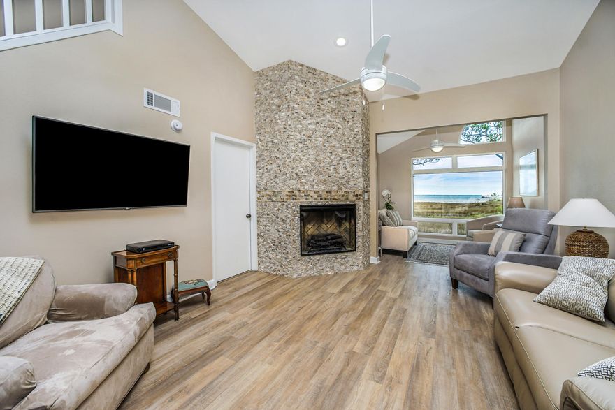 What a view! Situated overlooking Horseshoe Bayou and the Choctawhatchee Bay, this FULLY UPDATED three-bedroom, three-bathroom condominium offers great living space, a convenient location, and of course spectacular views. An open floor plan creates a relaxed flow, while large windows and skylights provide an abundance of natural light throughout the residence. The home's main level offers a specious living and dinning area, an open kitchen complete with granite countertops, a sizable master suite with ensuite and large walk-in closet. An additional guest bedroom and bathroom are also located on the main floor. The home's third floor provides a second master suite with a bathroom and large closet. Condo will be sold furnished and comes with a sizable outside storage closet. Sandestin offers