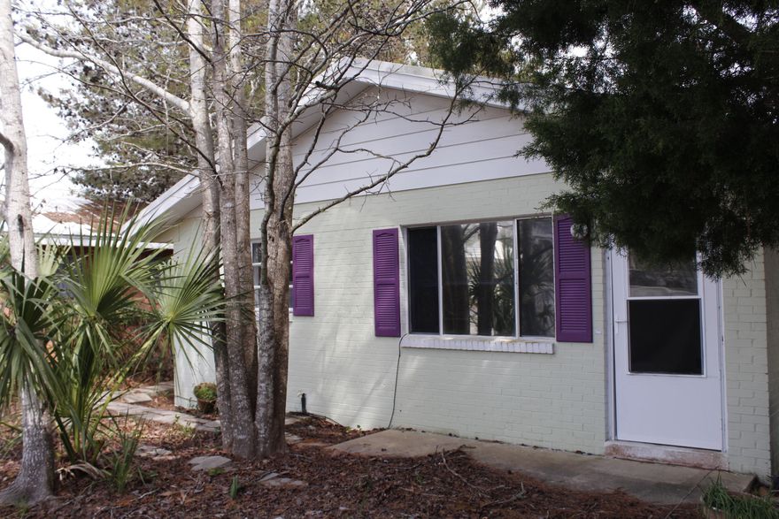 30A Fixer Upper. Blue Mountain Beach area. This classic 30A brick home built in 1967 was one of the first vacation homes built on 30A. No costly HOA fees. Concrete block construction. Metal roof. Property is being sold ''As Is.'' Cash buyers only. Smart long term investment.