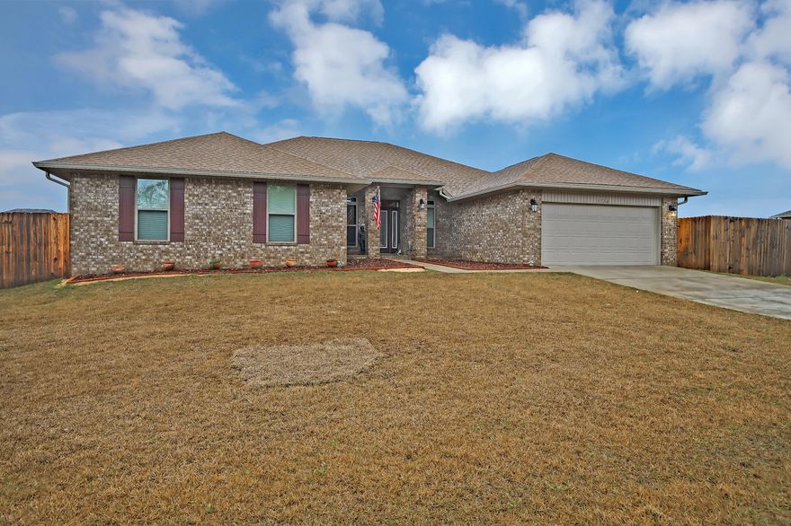 HUGE Price Improvement! MOVE IN READY! Do not miss out on this beautiful, large home in Crestview. Sit on the back patio that is screened in and enjoy a large back yard for kids or entertaining. If you are looking for some elbow room and a newer home, this one has it all. Schedule your showing today!