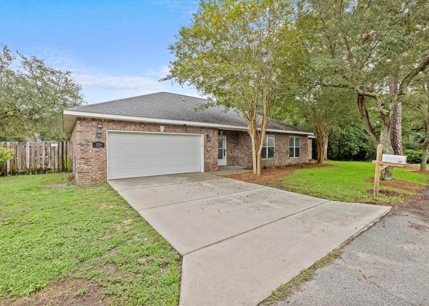 **Available October 8th!!**Centrally located within minutes of the Hurlburt Field main gate as well as shopping, restaurants, and beaches! This split floor-plan, single-story, 2012 built, 4 bedroom, 3 bath home has stylish lighting and an open concept. French doors open from the living room to the fully fenced backyard, with a covered porch to relax with your morning coffee. Upgraded details include chandeliers, hardwood floors, granite counters and stainless steel appliances. Two BRs share a Jack-n-Jill Bath. No HOA! Pets Considered with Owner Approval. Additional Pet Fee $250

Obligo: ***Cut the Upfront Costs  Move In Without a Security Deposit!***
We've partnered with Obligo to help qualified renters save money when it matters most.

**All pets are registered via pet screening, and all assistance animals are verified through the same screening process.**

**Carpet cleaning (if applicable) & Admin Fee charged **

Tenant to verify all data. Please contact Sound Choice Real Estate to schedule a showing- 850-389-8533.

***Approval is based on several factors as follows***
- Rental History and Verification
- Employment History and Verification
- Credit History
- Criminal Background & Terrorist Database Check
- Pet Verification