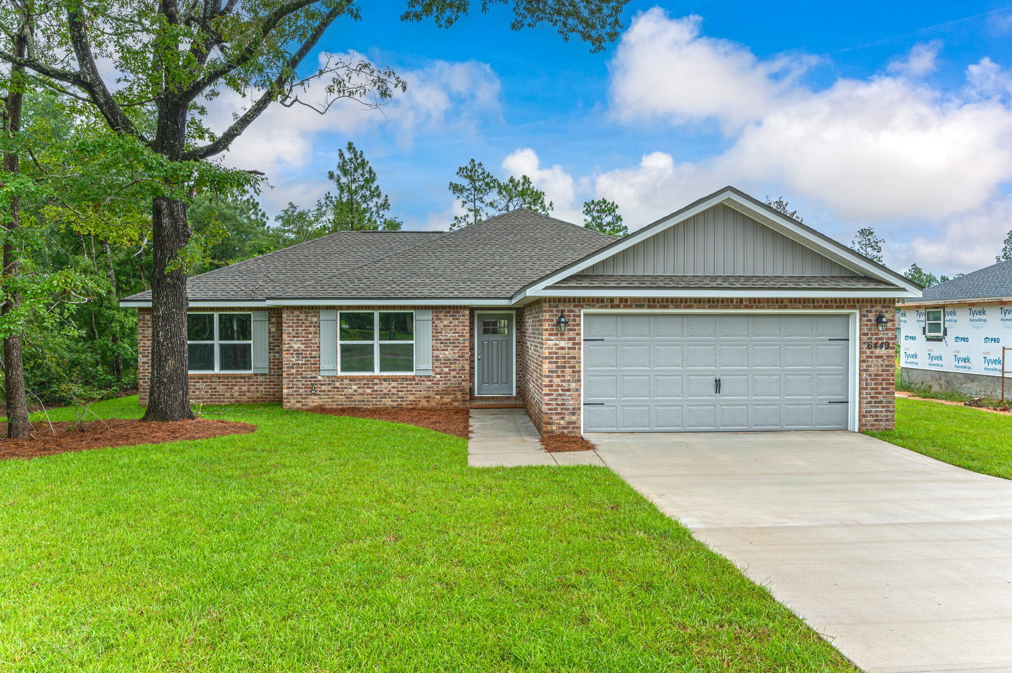 Quality NEW CONSTRUCTION built by Award Winning Parade of Homes Builder. Attention to detail is evident in this beautiful 3 bd/2 ba home that is situated on a .68 acre lot in N Crestview. The home features a brick front and 2 car garage. Luxury Vinyl Plank, neutral colors and beautifully cased windows throughout the home. The home boasts an open floor plan, white cabinets and quartz countertops. Nice sized bedrooms. Indoor laundry room. Large covered back porch and level lot. Buyer to satisfy themselves as to zoning, school zones, sq footage, lot dimensions and any other factors deemed important, Listing agent is related to seller. EST DATE OF COMPLETION IS 4/25. Note - The photos are reflective of a home built by the same builder and showing similar finishes. Colors may vary.