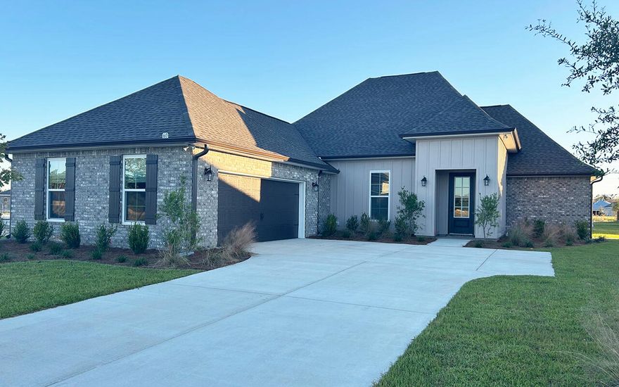 Awesome builder rate plus FREE refrigerator. Restrictions apply.The CLAUDET III G in Natureview community offers a 4 bedroom, 3 bathroom, open design with formal dining and keeping room. Upgrades added (list attached). Special Features: double vanity, garden tub, separate custom tiled shower, and walk-in closet in master bath, tray ceiling in master bed, kitchen island, walk-in pantry, boot bench/drop zone, covered porches, crown molding, ceiling fan in living and master, frame mirrors in baths, smart connect WIFI thermostat, smoke and carbon monoxide detectors, landscaping, architectural 30-year shingles, flood lights, and more!Energy Efficient Features: water heater, electric kitchen appliance package, vinyl low E windows, and more! Energy Star Partner.