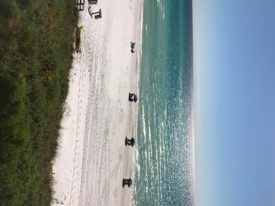 You can't beat the location and views of this two bedroom/two bath Gulf front Unit. Located in the heart of Seagrove Beach and within walking or biking distance to shopping and restaurants in both Seagrove and Seaside. This condo is on the third floor. Unit is sold furnished. Linens & KABA lock is property of the rental management company and does NOT convey. Age, room dimensions and square footage is approximate and should be verified by buyer.