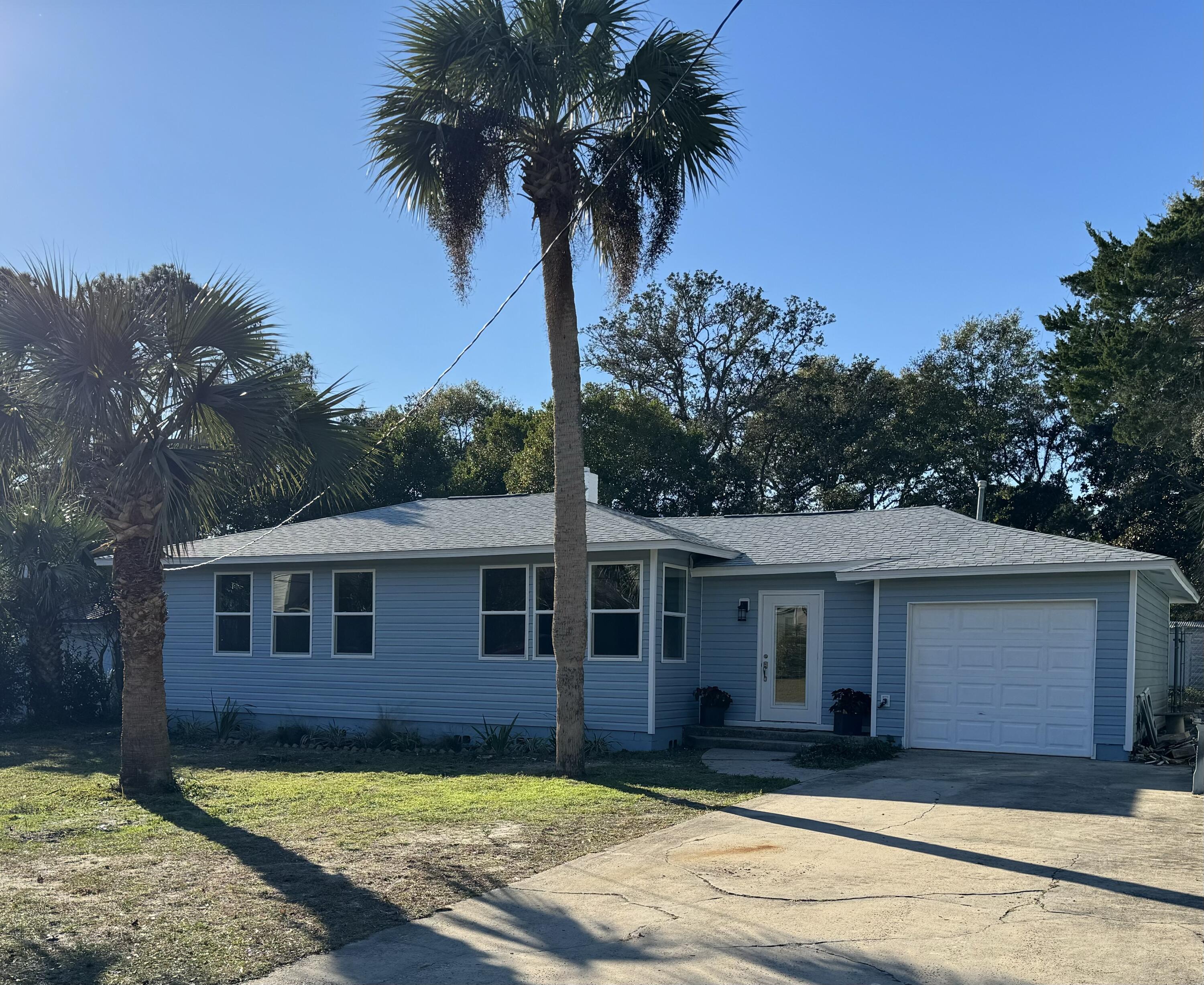 Discover coastal living at its finest in this charming 3 bedroom, 1 bathroom beach cottage nestled in the heart of Fort Walton Beach, FL. With a relaxed beach aesthetic, this home offers a tranquil escape just steps away from the sandy shores of Gardners Beach & Park.As you arrive, you'll be captivated by the cottage's timeless charm and curb appeal. The freshly painted exterior and fresh landscaping set the stage for the coastal oasis that awaits inside. This home has been lovingly and completely remodeled to seamlessly blend modern conveniences with classic beachfront charm.Step into the bright and airy living room, where natural light pours in through large windows, creating an inviting and cozy atmosphere. The open layout leads to a fully renovated kitchen with quartz counter tops Featuring crisp white cabinetry, stainless steel appliances, and ample counter space, making it a perfect setting for preparing delicious meals and entertaining guests.
Wake up to breathtaking water views. One of the true gems of this property is its proximity to the neighborhood beachfront park, located just across the street. Enjoy the convenience of direct beach access and a boat ramp for those who love water activities. It's a paradise for water enthusiasts and beachgoers alike.
The large backyard is a canvas for your creativity, whether you envision a garden oasis, a barbecue area, or a space for outdoor games and relaxation.
Additional features include a storage shed and an easy-to-maintain yard. This property is perfectly situated near dining, shopping, and the vibrant culture of Fort Walton Beach, ensuring you're never far from entertainment and necessities.
This beach cottage is not just a home; it's a lifestyle. Don't miss your chance to live the coastal dream. Schedule your viewing today.
Features:
Copper wiring with new panels- 2023
Roof- 2023
HVAC- 2023
Hot Water heater- 2023
All new plumbing- 2023
Tile backsplash Kithen and tub surround- 2023
and much more!
** 2nd bath is being added currently, will be done in 2 weeks**