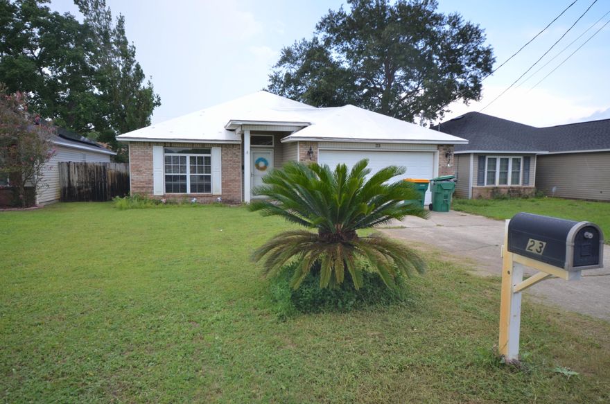 4 Bedroom home in Mary Esther located less than 4 miles from the Hurlburt front gate. Beaches, shopping, and restaurants are close by in either Fort Walton Beach or Navarre. This home has new vinyl plank flooring, fresh paint, lots of open space and a huge master bedroom and a master bathroom with his and hers closets. The Sellers will have a new roof put on prior to closing.