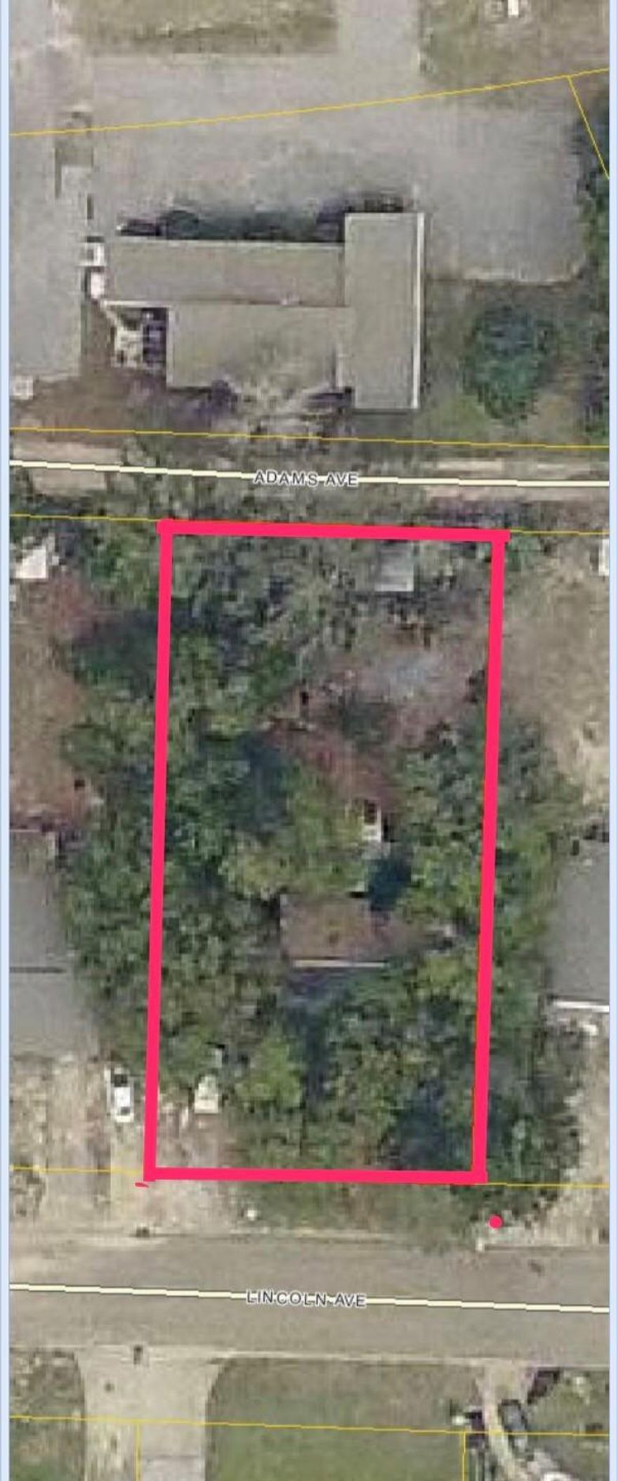 Great opportunity to build your dream home on a large lot in Valparaiso! This property is just over a 1/4 of an acre with road access on both Lincoln Ave. and Adams Ave. The lot currently has a single family home and large 15x40 workshop with slab that could be a great work-space or additional garage! Lot, house, and workshop are being sold as-is. Buyer to verify all items they deem important.