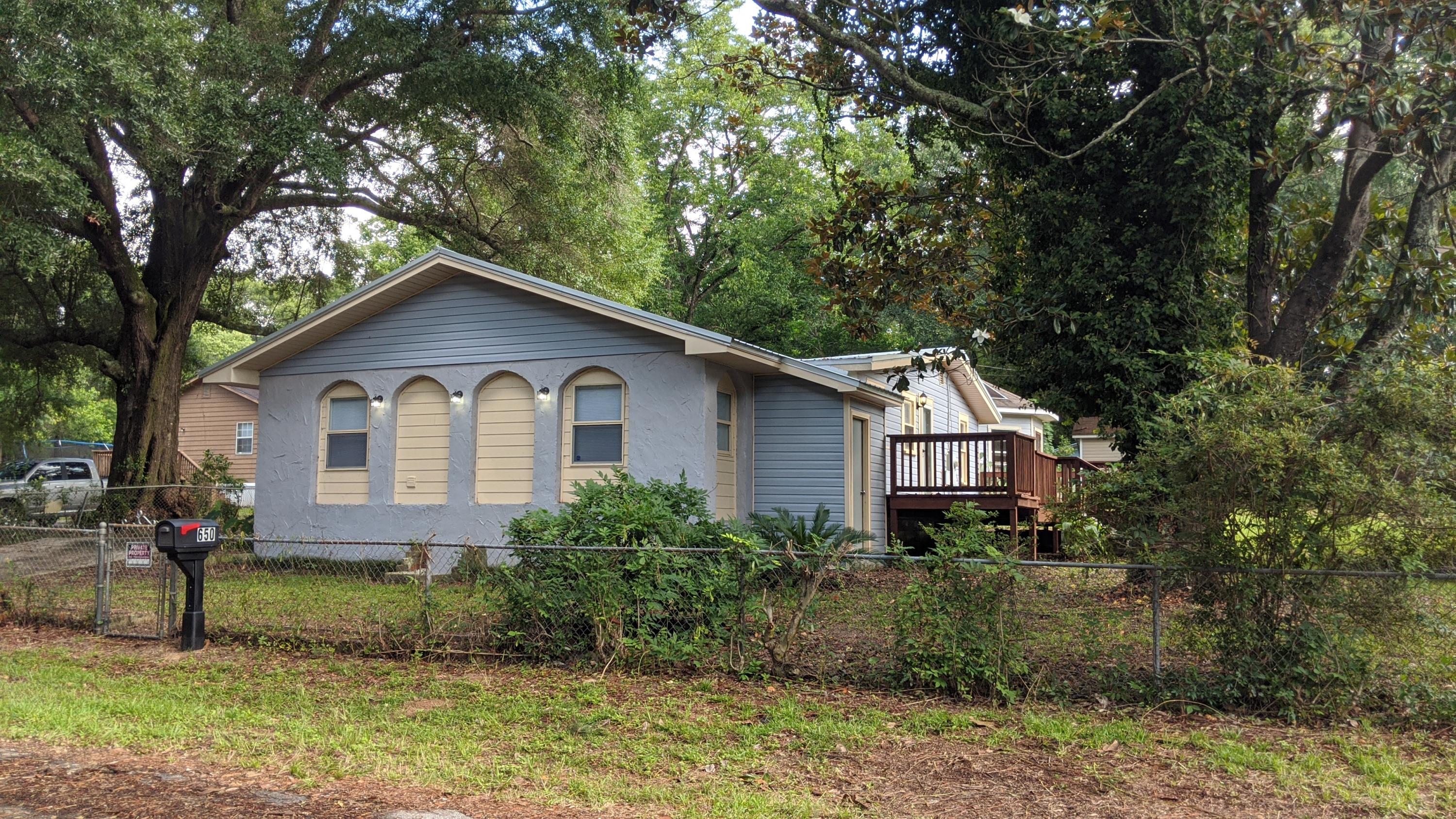 Great affordable home perfect for the first time home buyer, down sizing or investment property. Ready to Move In! 3 bedroom two full tiled baths with an updated kitchen with newer appliances. Metal roof and HVAC was installed in 2016. Large lot with a 12x16 shed, 12x 24 lean to and 16x16 gazebo. Large deck that has just been re-stained and sealed. The property is adorned with a lot of fruit trees including a tangerine with literally hundreds of fruit on it, lemon tree and a fig tree. The whole yard in enclosed with chained link fence. This one you just have to come and see. Make your appointment today!