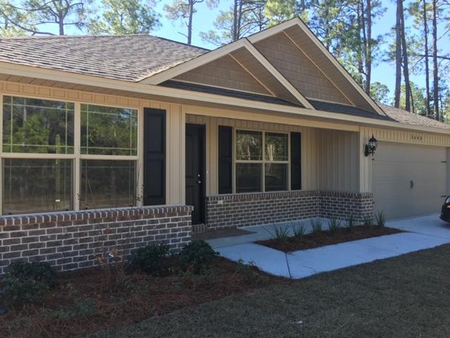 To Be Built! Beautiful New Home with brick accent on the front. Open floor plan, Nice Modern cabinets, lighting fixtures, plumbing fixtures. Granite counter tops in the kitchen and bathrooms. Tile floors in Kitchen, Master bath and Hall bath. Ceiling fans in the Master Suite and the Living room. Energy Efficient home with quality windows, insulated exterior doors, ceiling and exterior walls. Laundry Room inside house. Master Suite has a walk-in closet. 14 SEER Heat Pump.