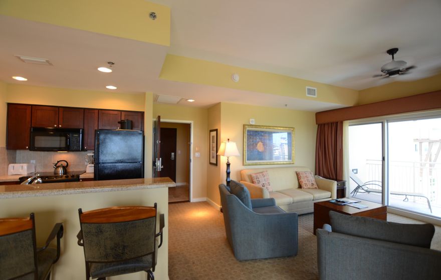 BEAUTIFULY FURNISHED WITH ALL UTILITIES INCLUDED! Available as early as 8/01/18, for a 6 MONTH LEASE. Located on the 6th floor of Luau II, this condo has fabulous views to the East. Come see what all a Resort Community has to offer. Amenities available with the lease of this home (for a one-time, $150 administrative fee per lease term) are daily kayak, bike and boogie board rentals, daily tennis court time, fitness club access (with spa and steam rooms), access to the resorts four pools, and discounts on golf and beach set-ups. This is in addition to any amenities specific to this property's neighborhood and is an exclusive offering with this listing.