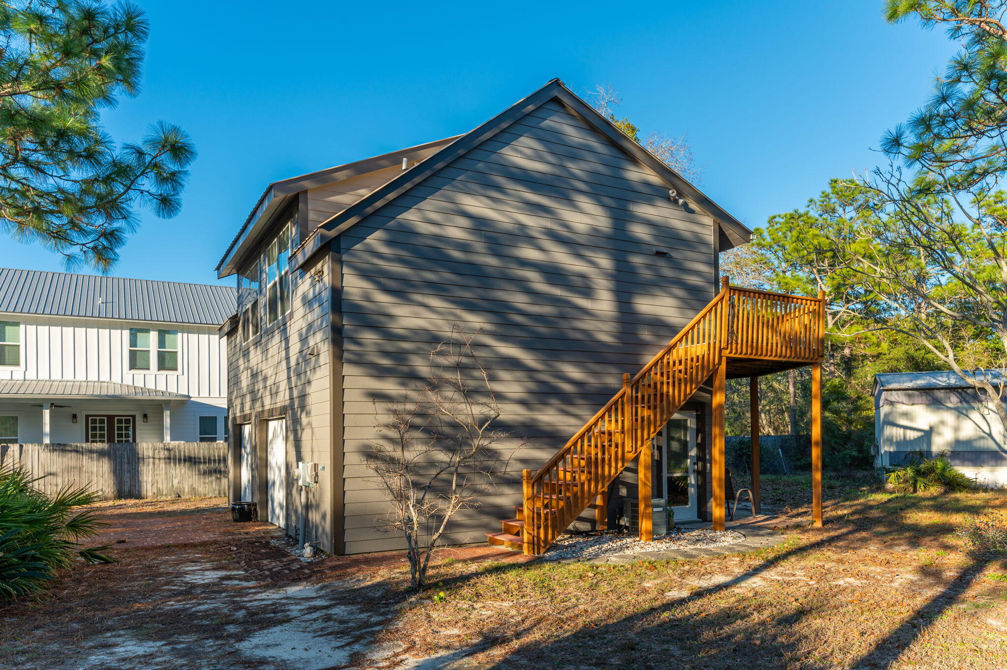 Are you in the market for a one of a kind property that offers endless possibilities? If so this is the property for you. You could continue to rent the studio to a long term tenant, convert it to a short term vacation rental or even live in it while you build your dream home out front. On top of the future investment/forever home potential you are mear minutes to all things 30A and the gorgeous white sandy beaches on the Emerald Coast. So grab the family and get ready to embrace the joys of Florida and your new Beach lifestyle. Call to schedule your appointment today!