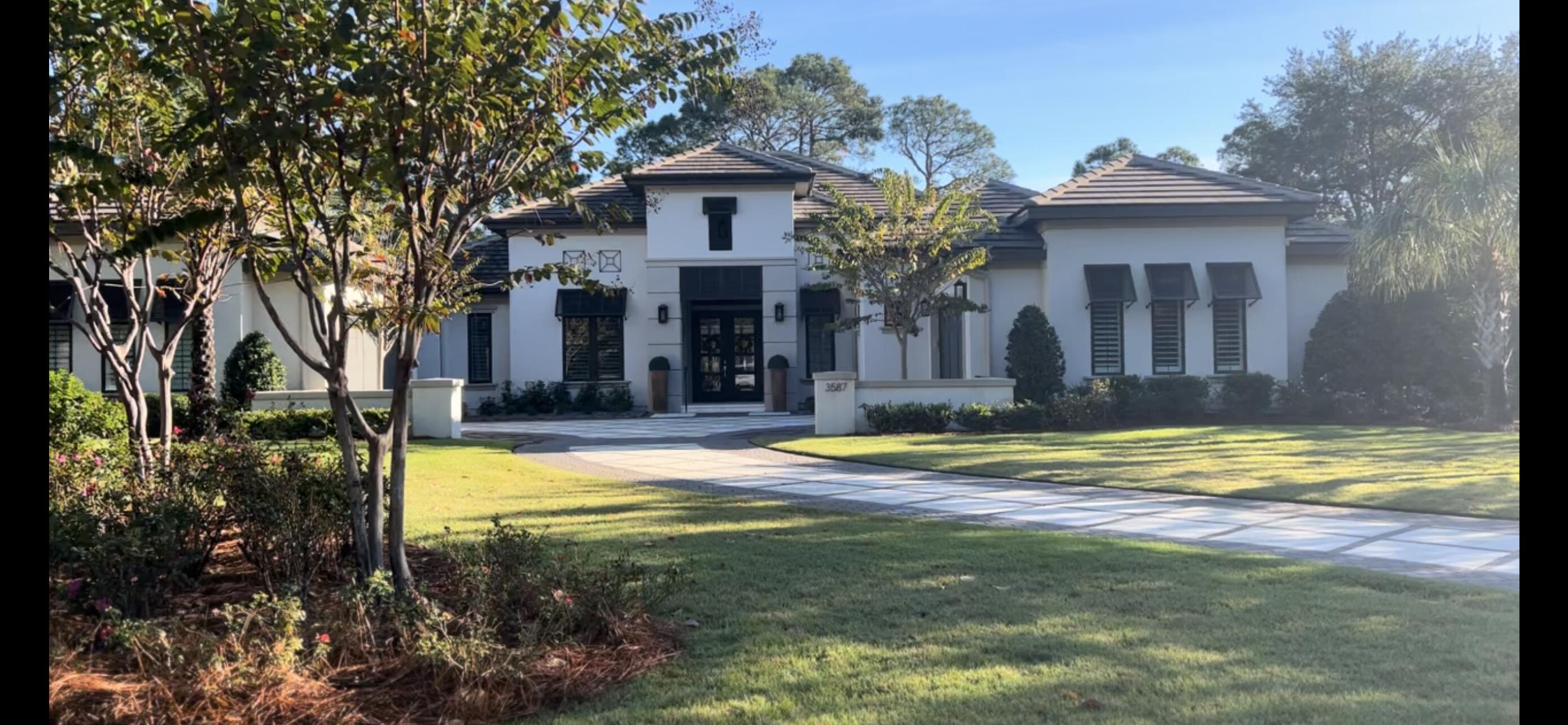 Like New Home at Burnt Pine on the Golf Course at Sandestin Golf and Beach Resort.This One of a Kind Open Floor Plan Home has it All. 3 Bedrooms, Office, Club Room 4 Baths, High Ceilings, Hardwood Floors, Brick Walls and a Spectacular Pool and Outdoor Living Area with Summer Kitchen and Fireplace.