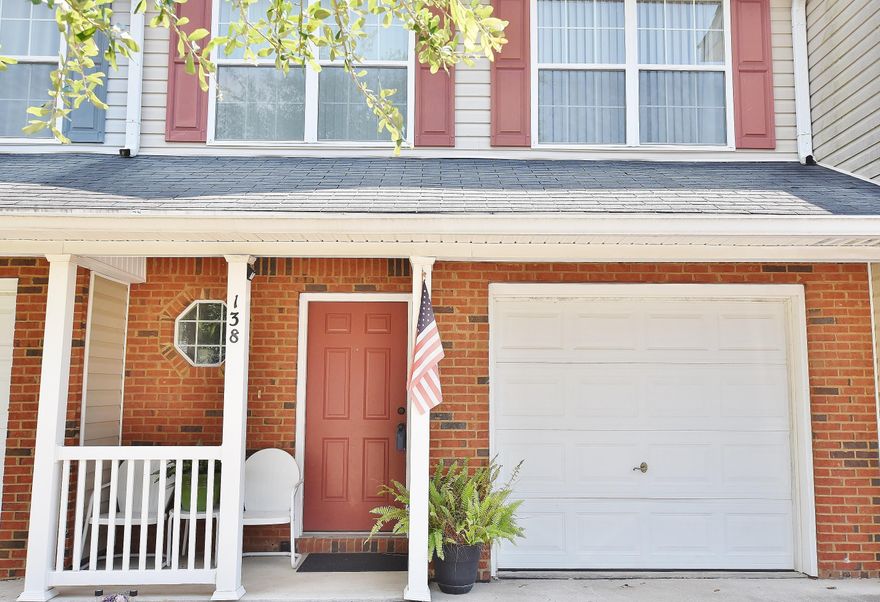 This well kept townhome has a garage and a fenced backyard (rare in this complex), has not been rented, and seller keeps in excellent condition - super clean, carpet and paint almost new (replaced 2015). Large bedrooms - master fits a king sized bed,feels roomy with raised ceilings, and has a walk in closet. Laundry room upstairs for ease of use. Downstairs has a powder bath and the open floor plan allows this kitchen with breakfast bar to easily converse with family or guests - easier to move about too. Seller added a privacy fence around the backyard - grill or entertain outdoors on your patio, or allow your dog to go outside without having to walk him! Don't miss this adorable unit, it will go FAST.