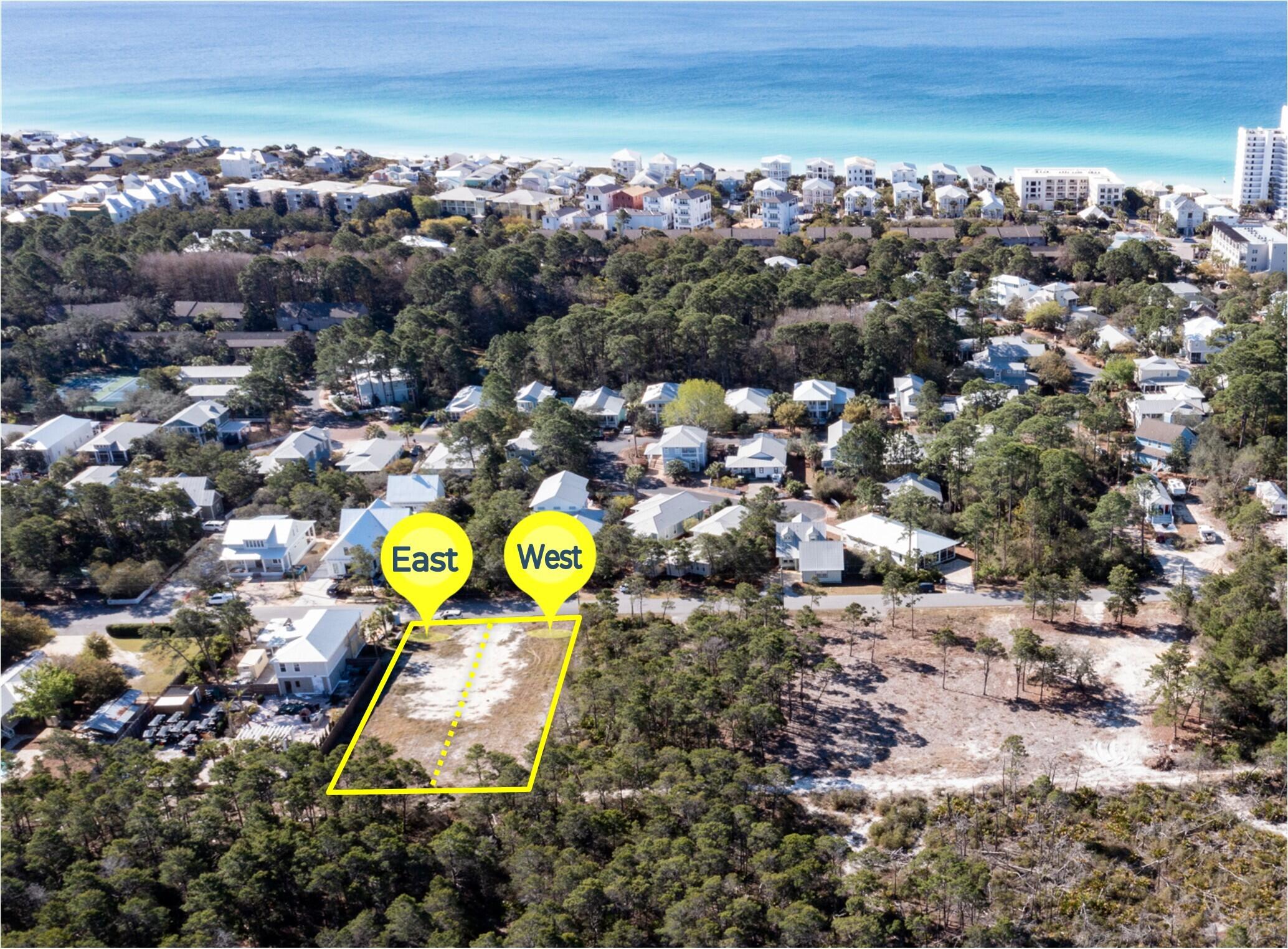 These two 0.21 acre parcels are cleared, high and dry, with no wetlands, and ready for construction, offering a rare opportunity to own a spacious homesite with flexibility and convenience. May be purchased as separate parcels or combined. The closest public beach access is a short 7 minute walk and 9 other beach accesses are within a 1-mile radius, making the Gulf easily accessible by foot, bike, or golf cart. No HOA means no restrictions on parking boats, RVs, or other recreational vehicles. Short-term rentals are allowed, offering excellent potential for investment or a private coastal retreat. Backing up to Point Washington State Forest, this location provides privacy and direct access to nature while just minutes from Seagrove Beach's top restaurants, shopping, and outdoor activities along Scenic 30A. Whether you're looking to build a primary residence, vacation home, or rental property, this lot (or lots) offers the space and freedom to design your ideal beachside retreat.*Buyer is responsible for personally verifying details about this property. Any information contained****