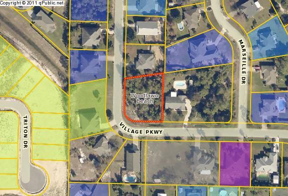 Corner lot Quayside Subdivision. Lot is high and dry. This is a water front subdivision on Santa Rosa Sound. Very popular subdivision with only a few lots left!
