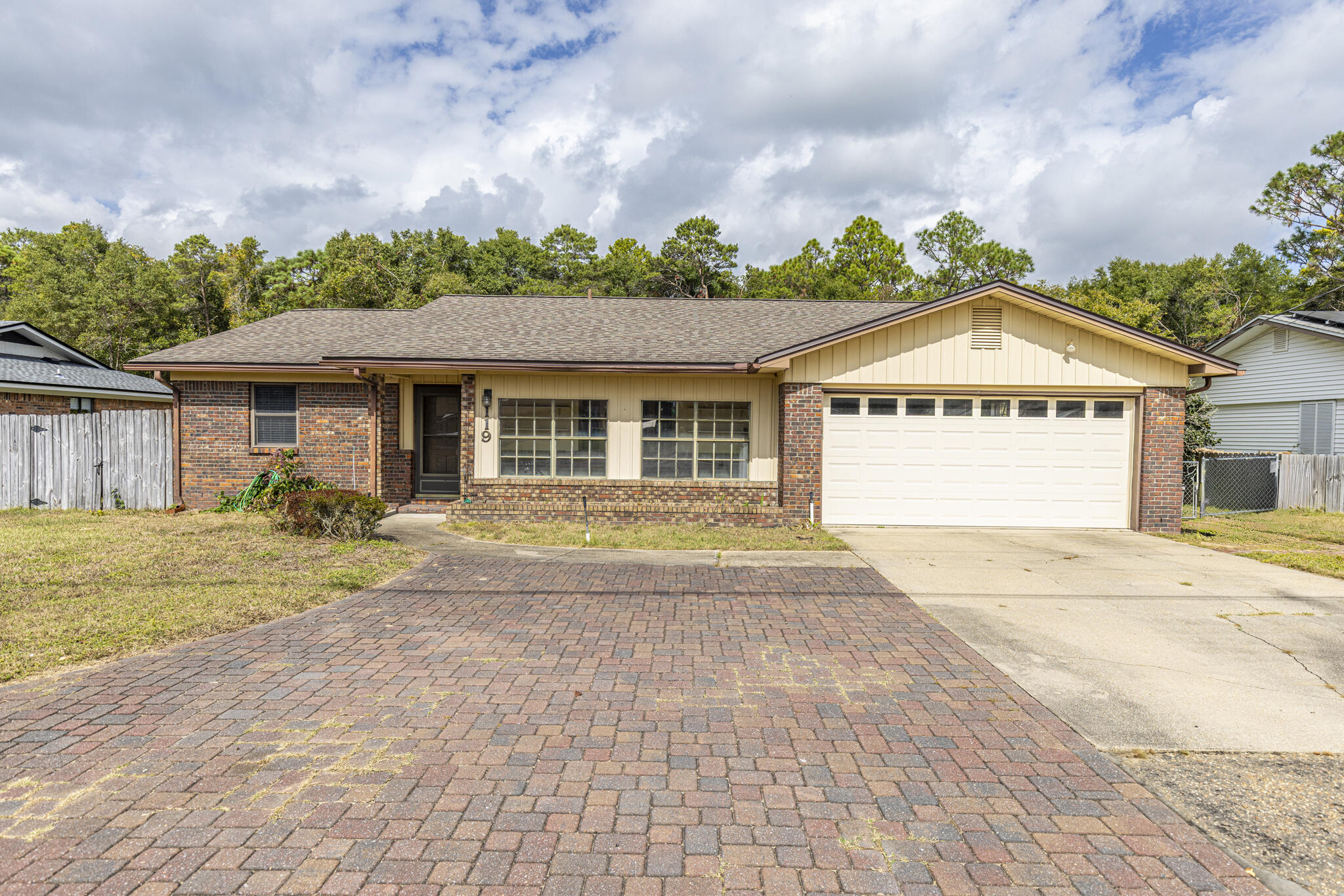 3 Bed/2 Bath Home in Shalimar. Spacious, covered back porch. This house backs up to Eglin Air Force Base, so you won't have to worry about any neighbors behind you.