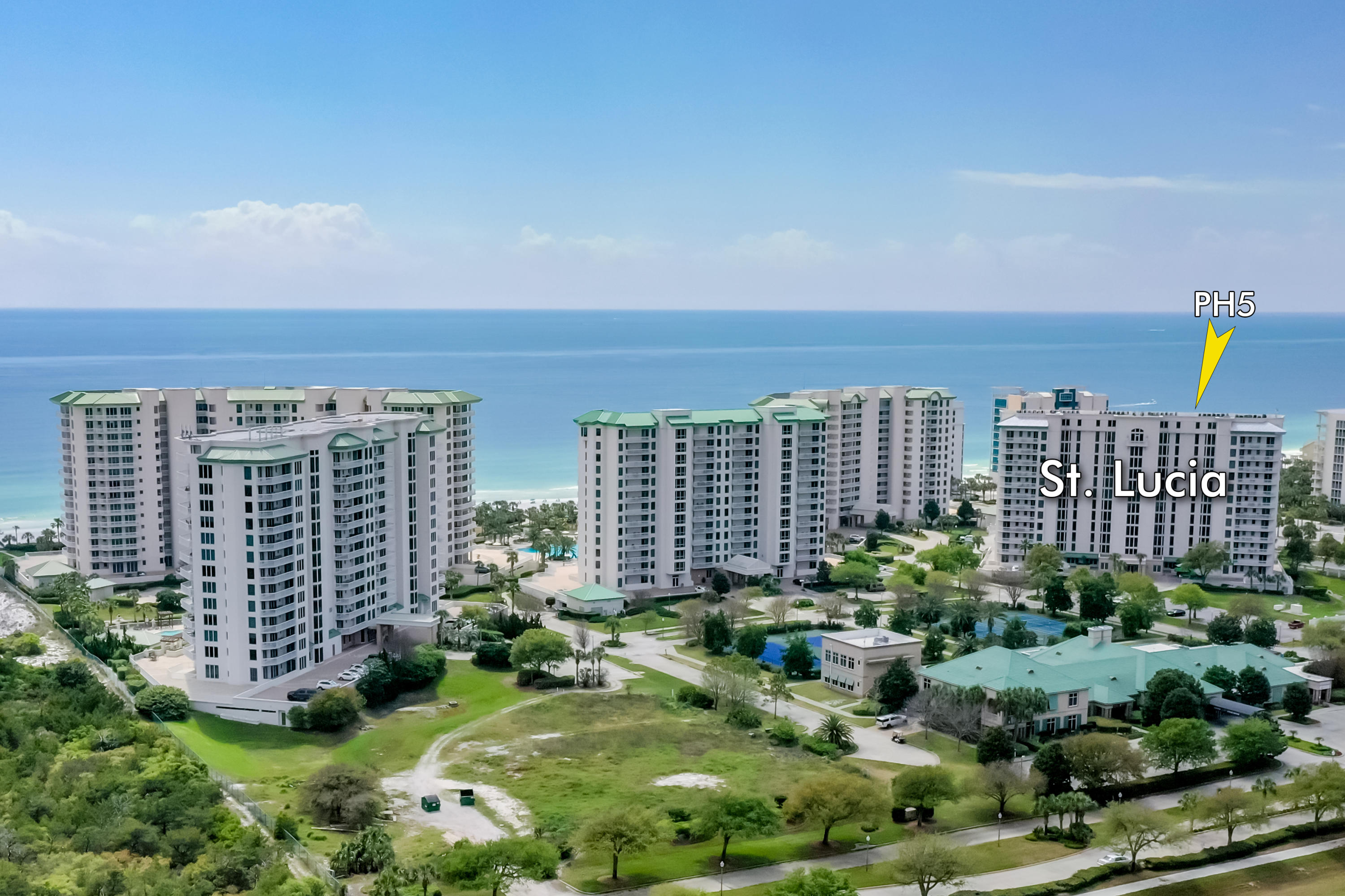Two-story, four-bedroom penthouse with amazing gulf and sunset views! This 2,493-SF condominium residence at the desirable Silver Shells resort offers fabulous options for either a stunning home or a weekly vacation rental. Comprising the top two floors near the western end of the building, on the northwest edge of the resort, the gulf-facing residence is quiet, private, and large enough for full-time living. Alternately, with a huge master suite, two additional bedrooms/baths, and a large bunkroom, the unit will likely command a strong rental income. Large covered decks on each of the two stories extend the home's livable space while allowing for outdoor dining, sunning, enjoying the cooling breezes, and toasting the fabulous Emerald Coast sunsets!