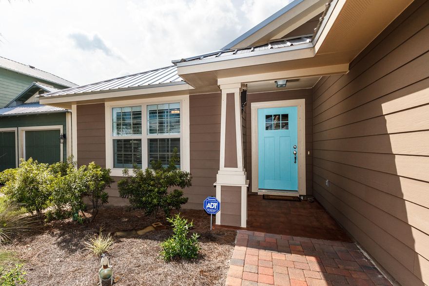 Better than NEW this 3 bedroom, 2 bathroom, one story home has been meticulously maintained. As you enter the home through the foyer you are greeted with engineered hardwood floors that flow through the entire house. (ZERO carpet anywhere) The designer kitchen is a show place with stylish glass tile back splash with granite counters, breakfast bar, stainless steel appliances (fridge stays) large pantry and breakfast nook. The master bedroom sits on the backside of the home with large walk in closet. Master bathroom has dual sinks, separate shower and garden tub fit for royalty. Two additional bedrooms separated by the second full bath with shower/tub combination and granite counter tops. The laundry room is just before the entrance to the two-car garage. Home comes with Fabric-Shield . .