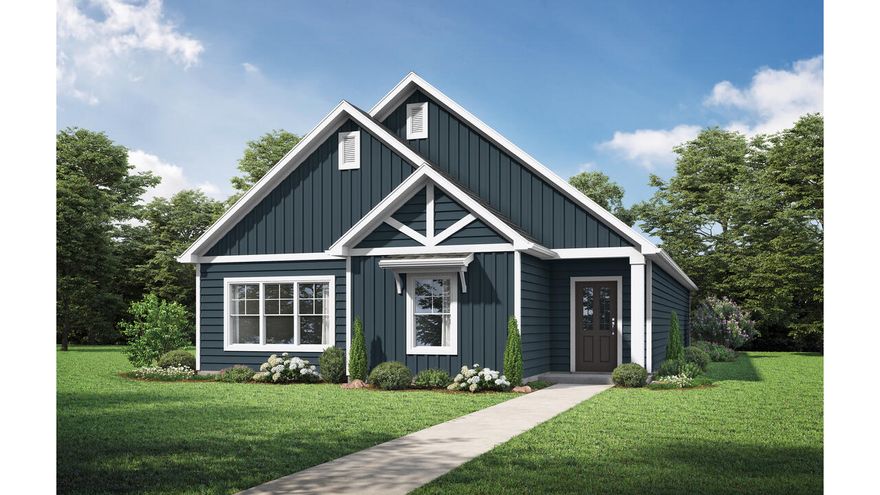 The Lauderdale II by Valor Communities is the home you've been waiting to call your own! With your primary bedroom and huge walk-in closet on the first floor, you'll have all the space you need. Enjoy cozy Florida nights in front of your modern, LED fireplace or on  your covered porch area. Our Vaulted ceilings ensure your new home feels open and welcoming. With quartz, luxury vinyl flooring, and hardiboard exterior already included in our features, you'll be impressed at what this home has to offer! Three bedrooms are on the main floor with a large bedroom and bath upstairs. Enjoy Florida living and the beautiful park space with walking trails and a gorgeous spring fed lake nearby.