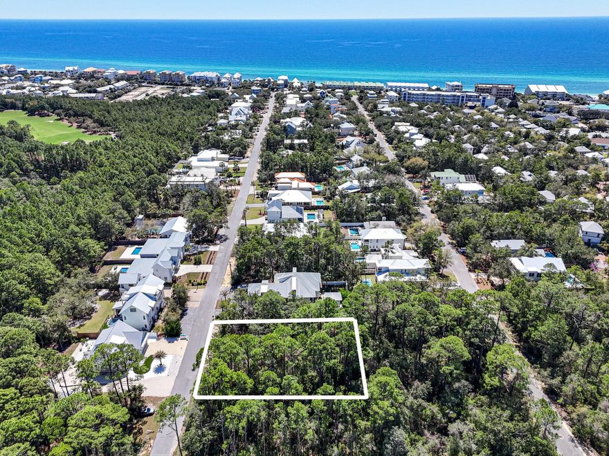 Beautiful and Level and Dry lot straight down the road from the Beach Access.Go and Show.