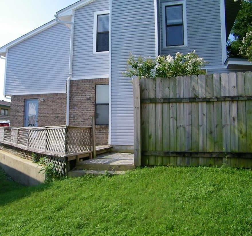 Two-story waterfront townhome on Garnier's Bayou with boat slip! This end unit has a wood deck in the back yard and off the kitchen/breakfast area, screened Florida room, cozy wood burning fireplace and SPACIOUS rooms throughout entire unit. Both bedrooms have a view of water. Sorry, pets are not negotiable.