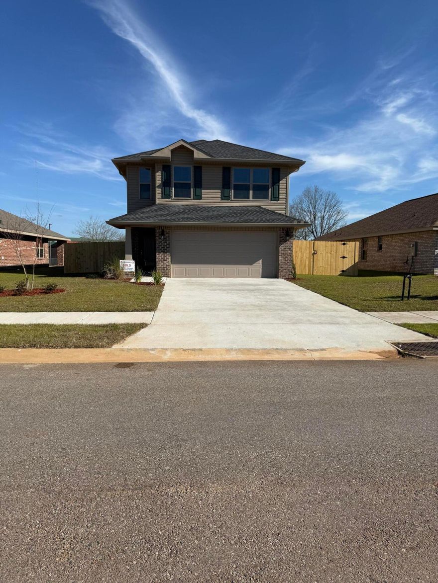 Beautiful 4-bedroom home in North Crestview! This 1,817 sq ft two-story home offers 4 bedrooms and 2.5 bathrooms, with all bedrooms conveniently located upstairs. The exterior features durable 4-sided brick and a fully finished 2-car automatic garage. Inside you'll find upgraded PureTech LVP flooring throughout the main living areas, with carpet only in the bedrooms and stairs. The kitchen and bathrooms feature granite or quartz countertops for a modern touch. Outside, enjoy a fully sodded yard with an irrigation system and professional landscaping. Located in a desirable North Crestview community near schools, shopping, and restaurants. Neighborhood amenities include a community pool, sidewalks, and streetlights - perfect for family living!