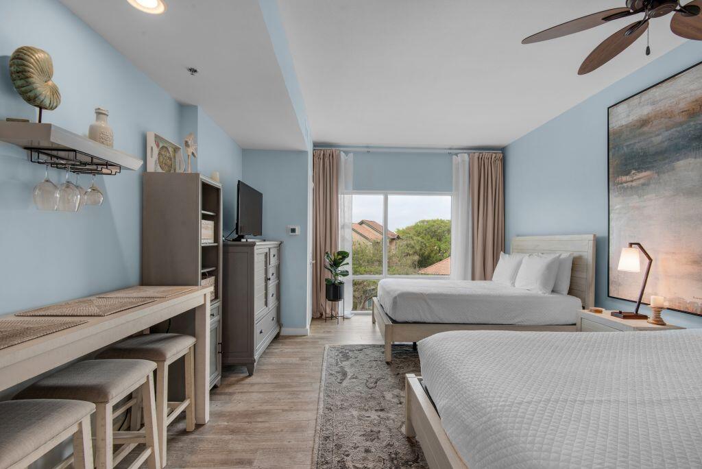 Explore the opportunity to own a piece of paradise with Luau 6212, ideally situated in the sought-after Sandestin area. This inviting second-floor condominium is a stone's throw from the beach.Elevate your lifestyle with an array of premium amenities, including a captivating lagoon-style pool, direct beach access for those sun-soaked days, a state-of-the-art fitness center, and more, designed to enrich your living experience. Prospective buyers are encouraged to independently verify all property details.