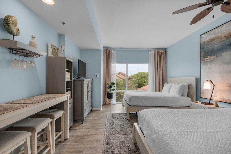 Explore the opportunity to own a piece of paradise with Luau 6212, ideally situated in the sought-after Sandestin area. This inviting second-floor condominium is a stone's throw from the beach.Elevate your lifestyle with an array of premium amenities, including a captivating lagoon-style pool, direct beach access for those sun-soaked days, a state-of-the-art fitness center, and more, designed to enrich your living experience. Prospective buyers are encouraged to independently verify all property details.