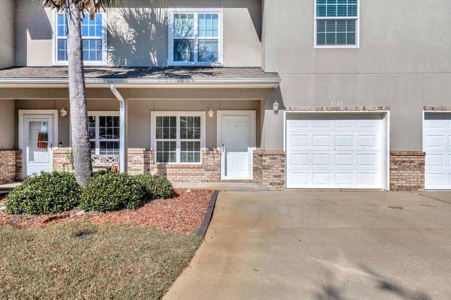 Journey to 1523 Bentley Circle, a stunning townhouse nestled in the heart of Fort Walton Beach, FL, where coastal charm meets modern living. This elegant home boasts three spacious bedrooms, providing ample space for comfort and relaxation. With two full baths and an additional half bath, convenience and functionality are at the forefront of this beautiful property. Spanning 1752 square feet, this townhouse offers a generous layout perfect for both entertaining and everyday living. The inviting interior is a canvas for your personal touch, ready to be transformed into your dream home. Imagine sipping morning coffee on a sunlit patio or hosting dinner parties in a stylish dining area. Located in a vibrant community, this home promises access to local amenities and the stunning beaches.