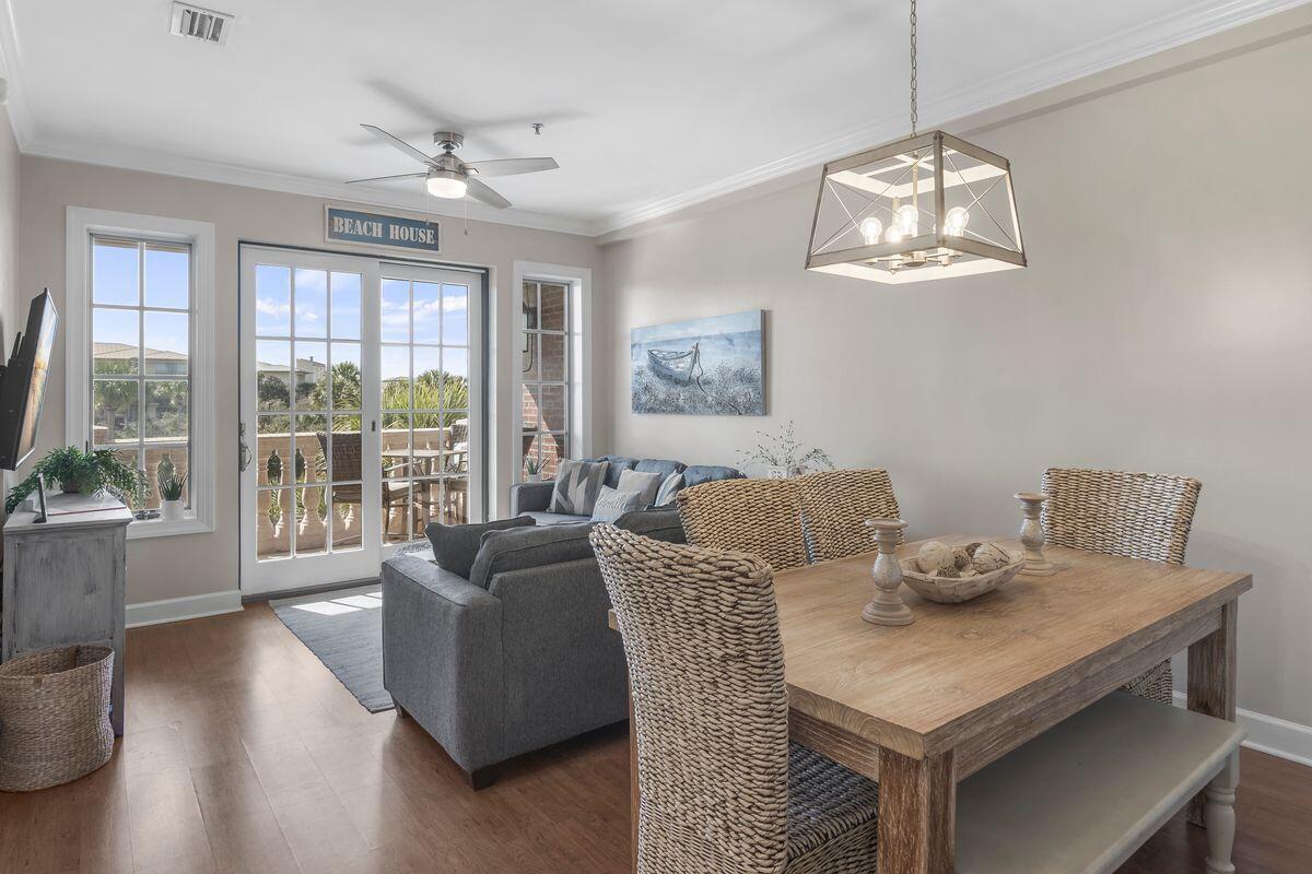 Under contract - taking back ups! Welcome to The Sandcastle, your elegant coastal living space in the heart of Seacrest Beach! This 3BR/2BA condo at The Village of South Walton is the perfect investment property with rental projections of $89,000+! Conveniently located just a 3-minute walk to both Rosemary and Alys Beach, you'll be immersed in the beauty of the Gulf Coast and what the east end of 30A has to offer!As you step into this inviting condo, you'll be greeted by an open floor plan adorned with plush furnishings and chic beach decor. The living area opens up to a beautiful balcony, where you can savor stunning sunset views and relax after a day at the beach. Dining, morning coffee, and evening cocktails take on a whole new level of
