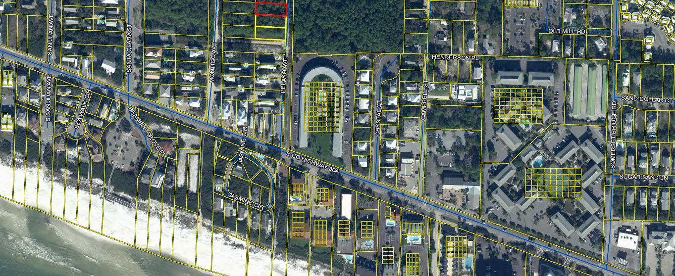Only 1 block from the beach. Located in old Seagrove. Across from deeded beach access and 3 Public Beach Access points. Near Seaside and 30A Restaurants and Shops. No HOA or build out time frames. Vacation rentals are highly desirable in this this part of old Seagrove. Flood Zone X, so flood insurance is not required. Plenty of room for large 3 story home 3000++Sq Ft with pool.