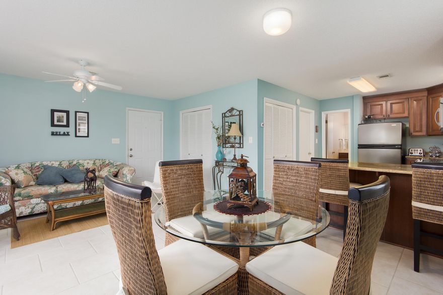 Completely renovated 1 BR/1BA unit in Beachwood Villas which has a large balcony and is directly across 30A from public beach access.Turn key ready. New cabinets, new ceiling fans,light fixtures,appliances and new paint to name a few. Community features 2 swimming pools (1 heated during winter), tennis courts, shuffleboard, raised wood boardwalks, playground, outdoor cooking areas, clubhouse, lush landscaping. Rental storage units adjacent to property. Located in the heart of Seagrove Beach close to Seaside, Watersound, Alys and Rosemary Beach. Beachwood Villas are also conveniently located next to the shops at Seagrove Plaza for shopping, dining or renting beach cruisers to ride along 30A's beloved bike path.