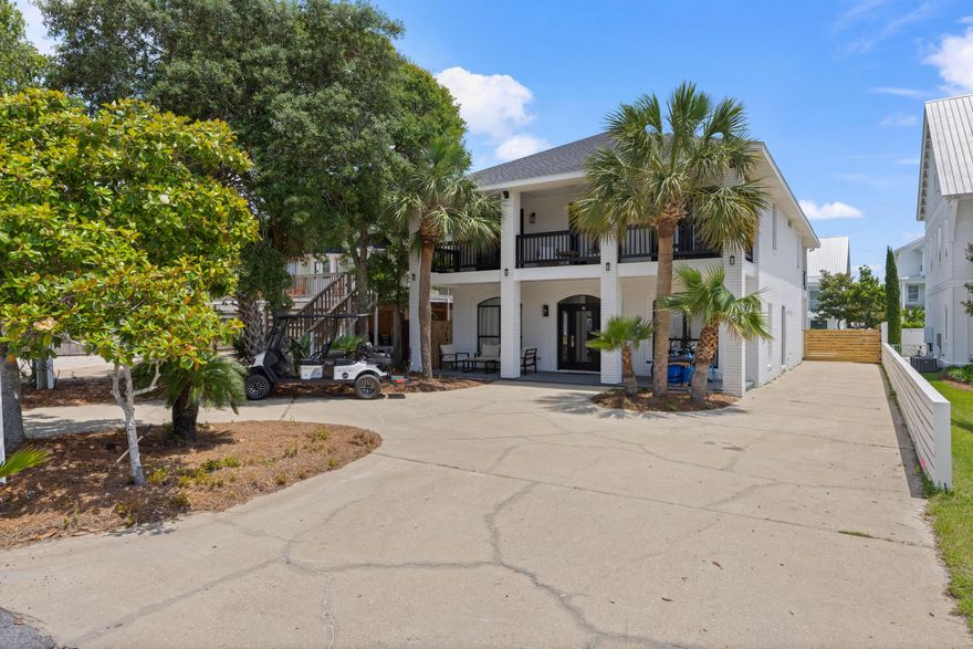 Discover coastal luxury in this fully renovated 6-bedroom, 3.5-bath home in Crystal Beach, Destin, FL. Designed for comfort and style, it features all-new flooring, elegant quartz countertops, and a spacious outdoor kitchen perfect for entertaining. The private pickleball court, new pool, new roof add extra appeal, making this home ideal for relaxation and recreation. Just a short walk from the beach, it's positioned for exceptional short-term rental potential, offering guests a premium experience close to the Gulf. This stunning, turnkey property is a rare find in a top rental location.