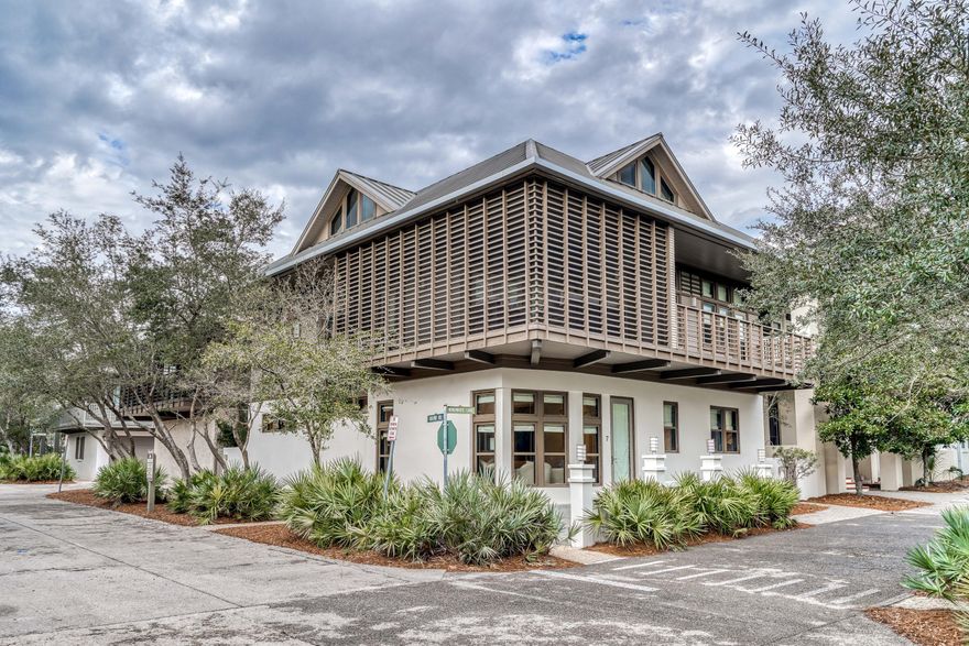 FRESH CONTEMPORARY CORNER HOME!! This house fronts the Children's playground to the south & is steps to the BEACH & the Coquina pool. MASTER SUITE on first floor & second floor, bunk room, & lots of bonus space for the kids. Owner has fresh paint inside, lime-washed exterior w/ new furnishings & decor. Rent the CARRIAGE HOUSE separately over 2-car GARAGE. There is room for a POOL to be added in the fenced courtyard (perfect for dogs) & there are 2 extra parking spaces for this home on a dead-end street. HUGE RENTAL POTENTIAL w/ this popular RENTAL HOME & IF YOU BUY NOW YOU GET booked rentals for this Summer! START COLLECTING YOUR RENT RIGHT AWAY!ON the QUIET SIDE of Rosemary this is a GREAT BUY!