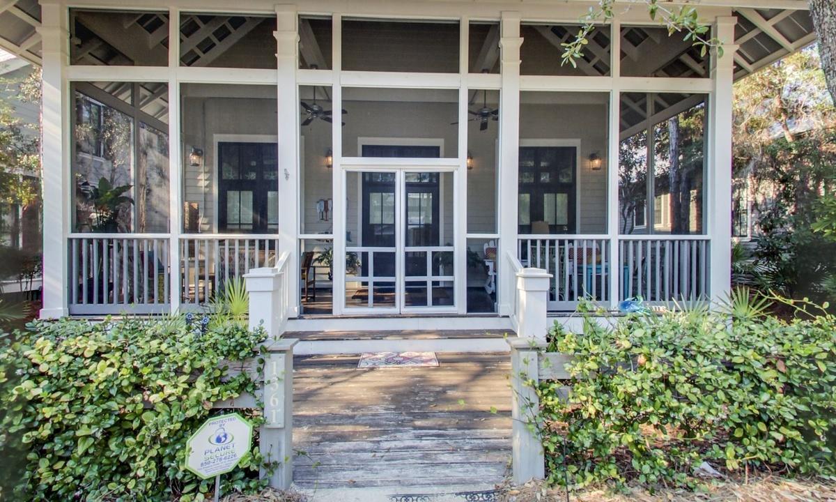 Impeccably maintained Watercolor Beach home offering 4 bedrooms and 3.5 baths located near recently expanded Camp WaterColor. Designed by noted 30A architect Matt Savoie and built by Romair Construction, this beautiful home wows you upon entry with soaring 22-foot tongue and groove wood paneled cathedral ceiling that complements the open design of the main living areas to create an ideal environment for entertaining. Spacious front and back porches provide a relaxing environment for those wanting to enjoy a cool summer breeze. The kitchen features granite countertops, stainless steel appliances, a wine cooler, and a Wolf gas range/cooktop. Home is sold fully furnished, turn key/ rental ready...including Golf Cart.