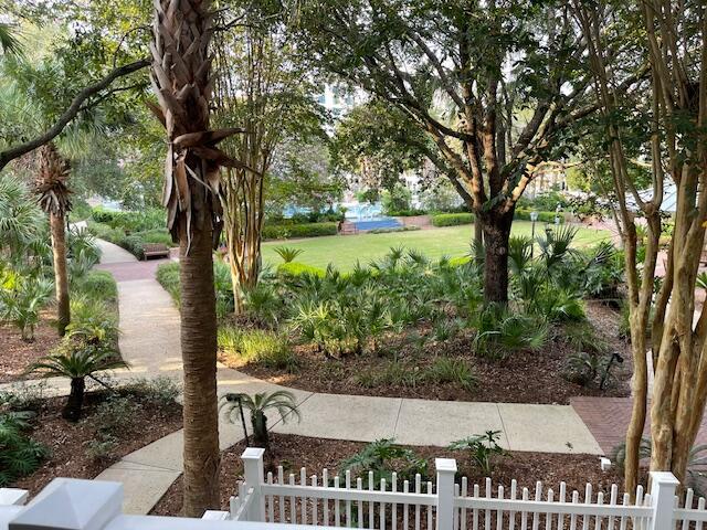 Located on 4th floor with balcony overlooking pool and terrace area. Walk out condo door and be in Baytowne in 2 minutes with shops, restaurants, marina, entertainment, and weekly social events. Comes fully furnished with stainless appliances, new washer and dryer, granite countertops and beach decor. New buyer fee of 1% to Baytowne Wharf Neighborhood Assoc and .5% new buyer fee to Sandestin Owners Association. HOA fees are $680.23 monthly to Gateway, $217.18/qtr to BWNA and $473/qtr to SOA.