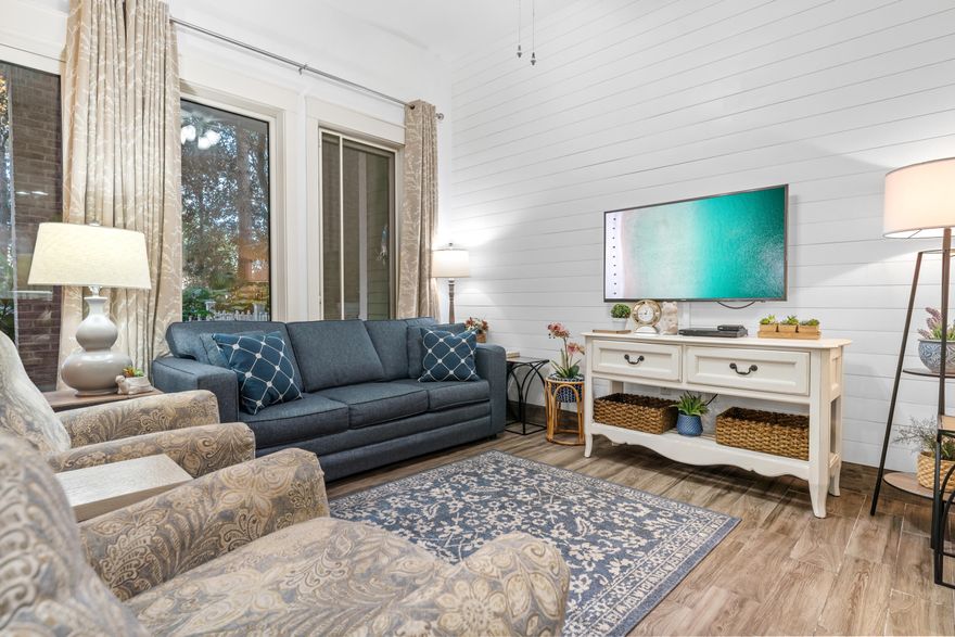 Charming and perfectly located on the ground floor of the Pilot House, in the Village of Baytowne Wharf. This unit has a large private patio and garden area, yet it is in the heart of Sandestin! Just steps from the Wharf's marina, restaurants, shopping and night-life. This charmer is fully furnished, ready to go! Currently in Beach Blue's Vacation Rental Management Program. Best of both, perfect second home and an income generator!