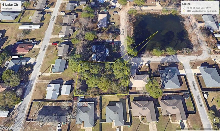 Vacant lot on a small pond awaiting your New Home Plans! Come look at the possibilities today!