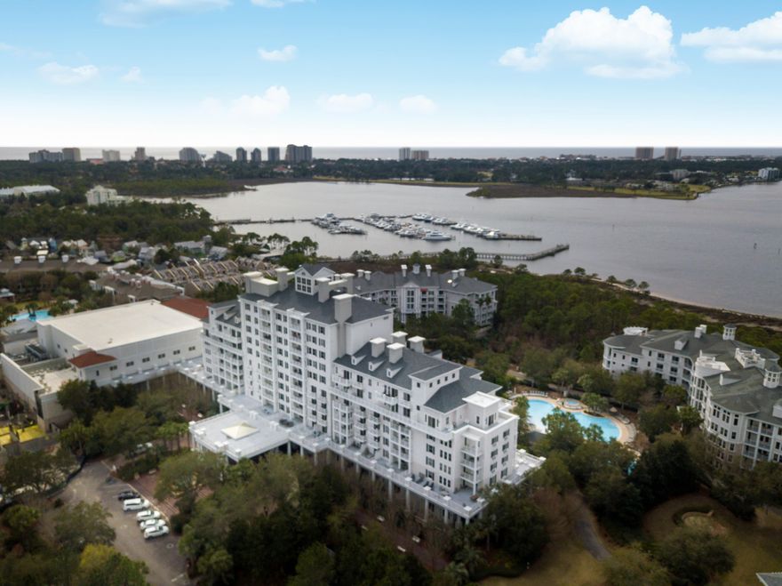 NEW Virtual tour! Enjoy the charm of the Village at Baytowne Wharf at a great deal! This updated studio is just waiting for you to become part of the Sandestin lifestyle. With the conference center next door and the Village steps away, this is the perfect vacation home for owners, vacationers and conference guests. Lasata is adjacent to the Solstice Club, a private enclave looking over the bay - ideal for soirees, cookouts or just relaxing with a glass of wine to enjoy a glorious sunset at the end of a perfect day. There is a great pool area , gardens and workout room and steps to the attractions of the Village. Lasata also offers easy access to the amenities of Sandestin, white sandy beaches, four golf course, tennis, a marina and much more. YES! it is offered furnished under $140K!