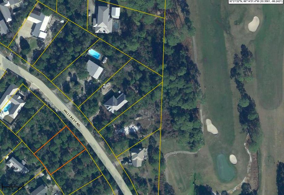 Beautiful, .34 acre lot nestled across the street from Santa Rosa Golf & Beach Resort Golf Course in Dune Allen. Build your own piece of paradise on your 100'x150' lot that can easily accommodate a substantial size custom home with walkout basement, carport/garage, carriage house & or pool. The beauty of it's location is that it's in a secluded ''old beach'' area of 30A that isn't as overrun & crowded as the East end. Enjoy the beachlife & bike to the beach as it is situated within 1/4 of a mile to several beach accesses. It's also a short distance from all the adorable beach towns on 30A from Gulf Place, Seaside, to Grayton Beach yet distanced enough from the busy traffic. Check documents for survey as the lot sits on a high & dry elevation flood zone x that does not require flood ins.