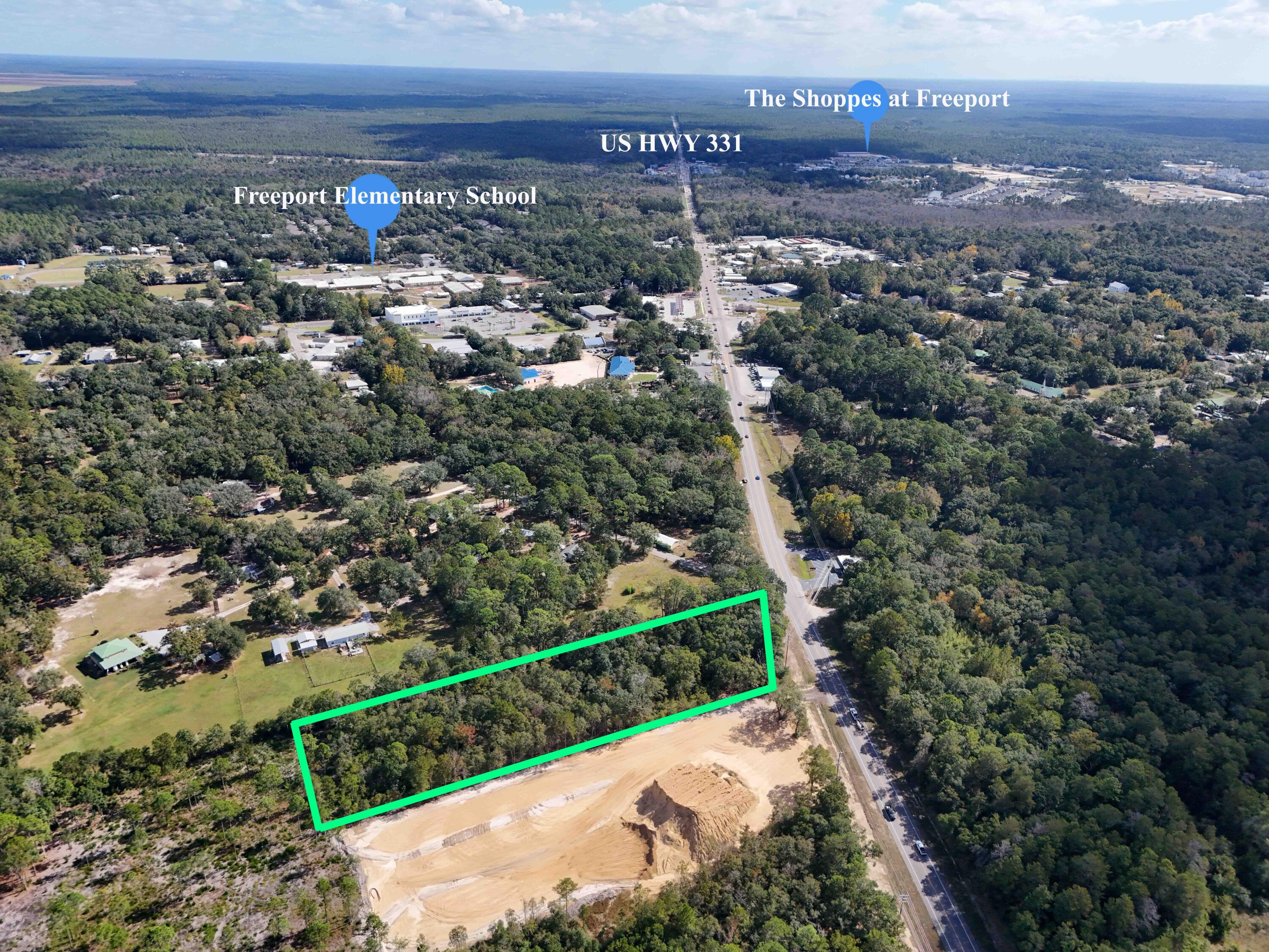 Prime investment opportunity on a 2.79-acre lot, ideally located along Hwy 20 in Freeport, FL! Zoned for high-density residential/commercial use, this versatile property is ready to bring your development vision to life. Situated in a rapidly growing area with high visibility, it's perfectly positioned for a range of possibilities--whether you're envisioning a multi-family residential project, commercial complex, or a mixed-use development.With easy access to Highway 331 and just minutes from the beautiful beaches of the Emerald Coast, this lot offers both convenience and potential for future growth. Utilities are nearby, streamlining your development process. Don't miss out on this prime Freeport location--seize the chance to make a mark in one of Florida's most promising areas!