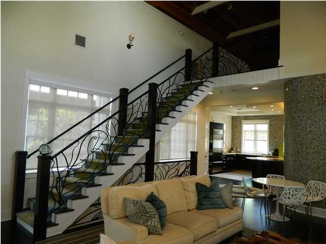 Beautiful home in Rosemary Beach just steps away from the beach and Rosemary Beach Town Center! You can see the Gulf of Mexico from your balcony. Inside there are so many beautiful details that make this home unique. This home offers a gourmet kitchen, dining room, and open living area on the second floor. The third floor is a large loft with built in shelves and full bathroom. The first floor has the master bedroom and 2 additional bedrooms. The carriage house is a perfect place for a couple or small family to stay. The Rosemary Beach community has so much to offer with 4 pools, many parks, tennis courts, botique shopping and many dining options all in walking distance.