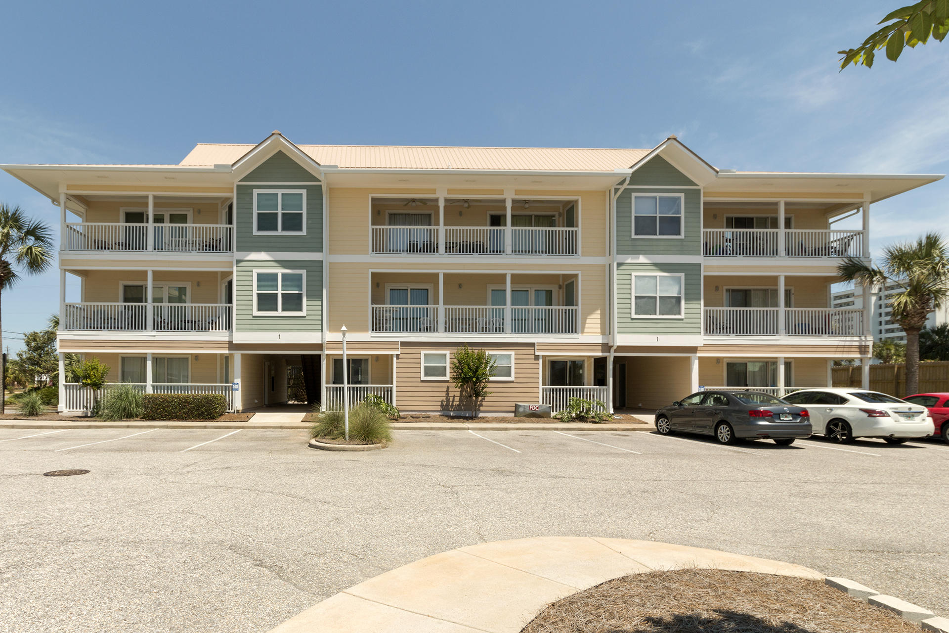 Quaint 2BR/2BA, first floor condo that's only a short walk to the beach. This condo has been recently updated with new carpet & appliances, and new AC. As you enter you are greeted by an open living room & kitchen. The living area has access to a covered porch. The kitchen features a breakfast bar, plenty of cabinetry, new appliances, & tile floors. There are 2 large bedrooms with private baths. Located on the first floor & only a short walk to the pool & deeded beach, this unit would make a great vacation rental or home. St. Martin Beachwalk amenities include pool, community room, BBQ/picnic area, & deeded beach access. Centrally located close to dining, shopping, entertainment, & is directly across the street from Big Kahunas Waterpark.