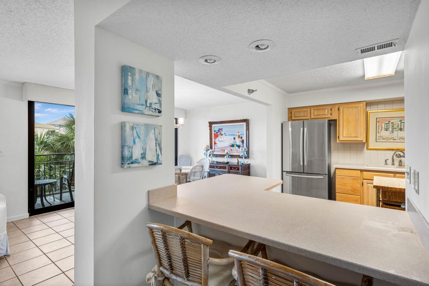 BRING OFFER!  Welcome to your perfect investment opportunity, located at the western end of Miramar Beach in Destin, Florida! This exquisite 3-bedroom residence at The Enclave offers endless potential as a permanent residence or short term rental.  Step into an inviting space where a spacious kitchen seamlessly flows into the living and dining areas, creating an ideal setting for entertaining. From here, step out onto your private balcony and enjoy views of the Gulf of Mexico.The Enclave boasts a wealth of amenities, including a sparkling pool, tennis courts, and pickleball facilities, ensuring endless opportunities for recreation and relaxation. With deeded beach access just moments away, you'll have the convenience of enjoying sun-soaked days by the pristine shores of the Gulf of Mexico. This unit also boasts recently upgraded impact resistant windows and doors along with hurricane shutters for added safety and comfort. 

Convenience meets comfort with covered parking below the building, providing added security and ease of access. Additionally, a generously sized storage closet ensures ample space for all your beach gear and outdoor essentials.

Don't miss out on this rare opportunity to own a piece of paradise at The Enclave. Schedule your private showing today and discover the endless possibilities awaiting you in Destin, Florida! 
