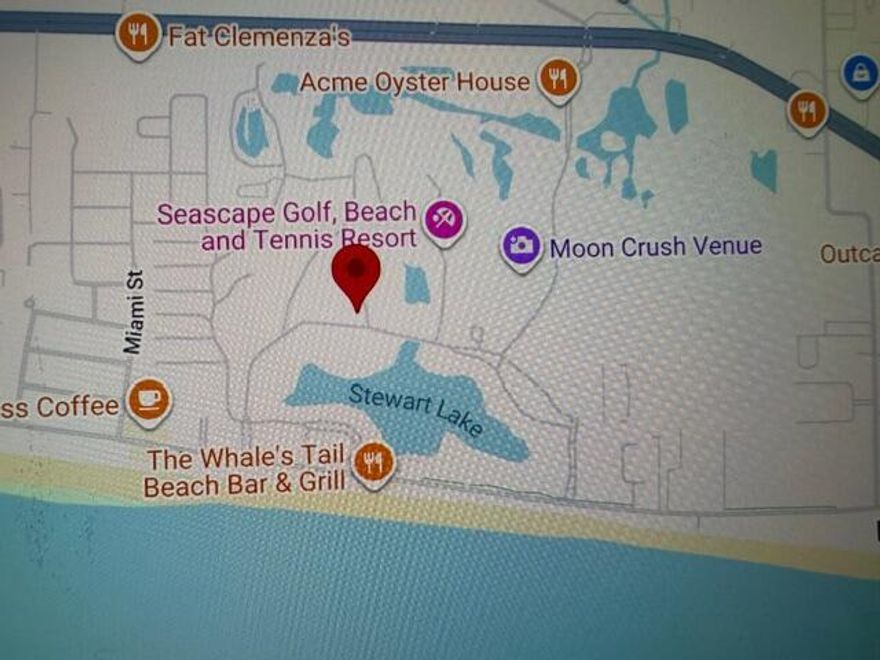 Cozy updated 2 bed 2 bath Golf Villa located on 2nd level of building with GREAT VIEWS of the grounds plenty of space on the large porch perfect for sitting beneath the trees on a sunny afternoon enjoying your perfect beverage with friends and family!!  Just the right size to purchase as a second home want break the bank or a first home .....And walk around the beautiful Lake or stroll to the beach...And when you become an owner you can go through the back beach gate and drive old 98 along the beach and return home the same way .....A short walk or golf cart to beach...At Seascaape entrance you will find an arcade for the kids or grandkids and awesome restaurants to choose from!  YOUR NEW HOME!!!! Buyer to verify all info...Furnishings included as seen in showing.